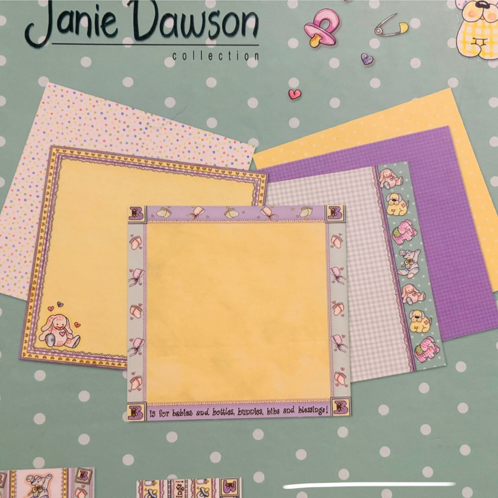 Large Baby Keepsake Scrapbook Keepsake Kit w/ Extras - Picture 13 of 14